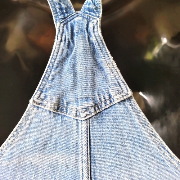 H&M Girls Bib Overall Jeans Size 7 - Picture 10 of 13